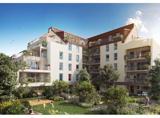 Programme immobilier neuf éco-habitat Rouen - Future Gare à Rouen