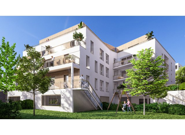 Programme immobilier neuf éco-habitat Pasteur-Luciline à Rouen