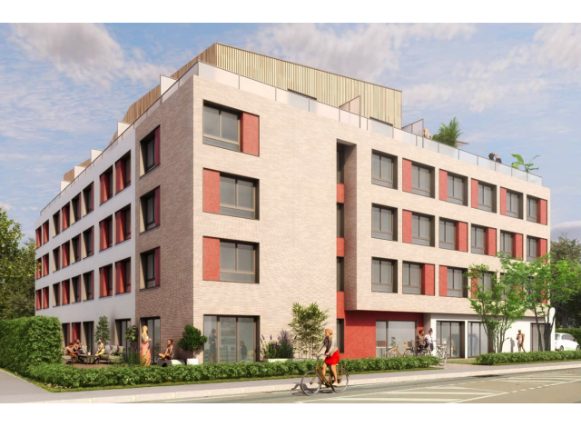 Programme immobilier neuf éco-habitat Campus Universitaire à Rouen