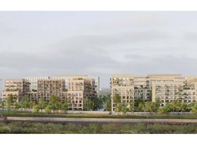 Investissement locatif en Haute-Normandie : programme immobilier neuf pour investir Rouen - Eco Quartier Flaubert  Rouen