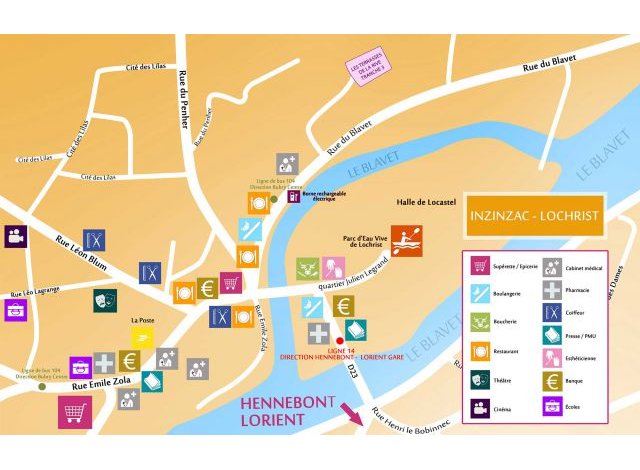 Inzinzac-Lochrist programme neuf  Terrasses de la rive TR3