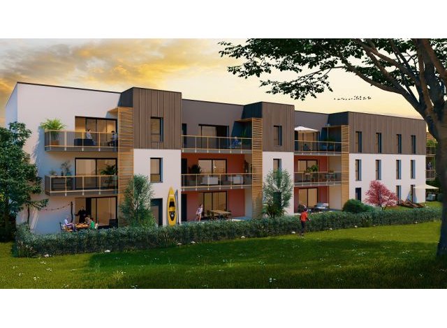 Programme immobilier neuf éco-habitat Terrasses de la Rive TR3 à Inzinzac-Lochrist
