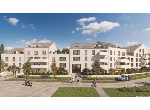 Programme immobilier neuf éco-habitat Residence Cecile à Caen