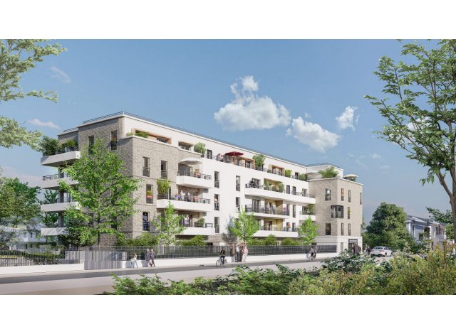 Investissement locatif en Seine-Saint-Denis 93 : programme immobilier neuf pour investir Les Terrasses Lumiere  Villepinte