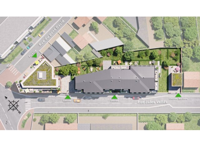 Investissement locatif en Seine-Saint-Denis 93 : programme immobilier neuf pour investir Villa du Parc  Aulnay-sous-Bois