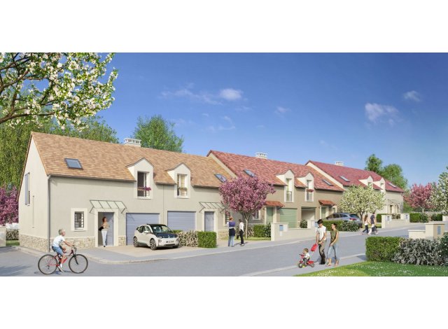 Investissement locatif en Seine et Marne 77 : programme immobilier neuf pour investir Le Clos de la Seigneurie  Courtry