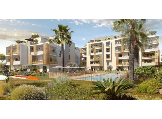 Programme immobilier neuf co-habitat Face à la Mer, à Barcarès  Le Barcares