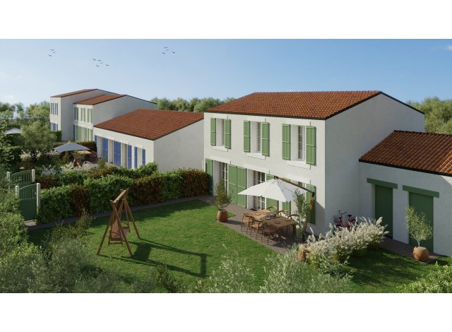 Investissement locatif en Charente-Maritime 17 : programme immobilier neuf pour investir La Seigneurie à Saint-Pierre-d'Oléron
