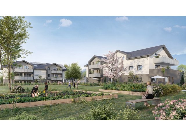 Programme immobilier neuf éco-habitat Cottage Avenue à Aix-les-Bains