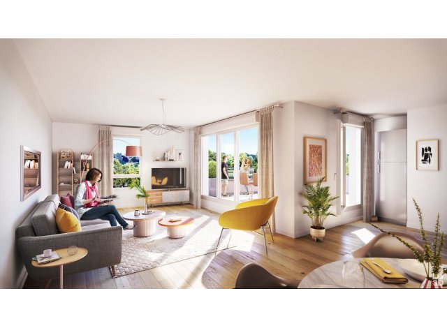 Investissement locatif  Saint-Bonnet-de-Mure : programme immobilier neuf pour investir Les Terrasses Crista  Saint-Bonnet-de-Mure