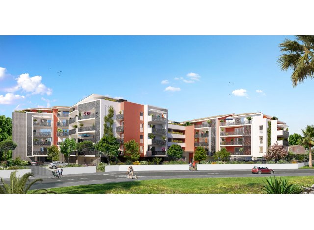 Programme immobilier neuf éco-habitat Thau Indigo à Sète