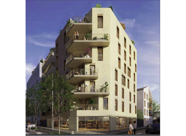 Programme immobilier neuf éco-habitat Lyon 6 Place Jules Ferry à Lyon 6ème