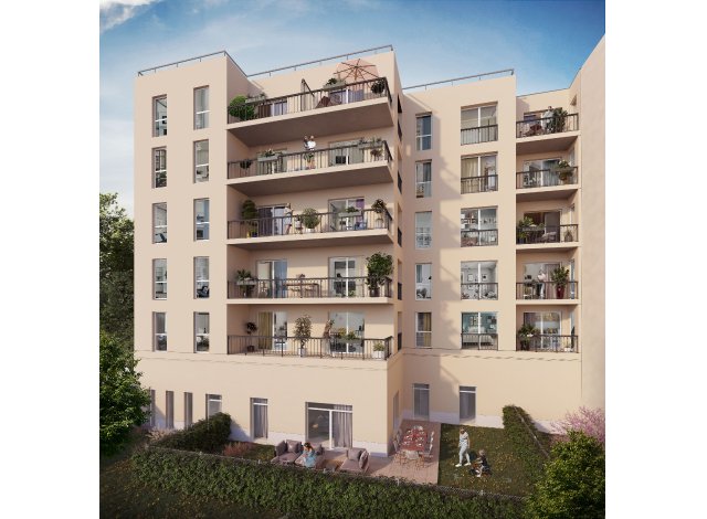 Programme immobilier neuf �co-habitat Le Vaillant � Aubervilliers