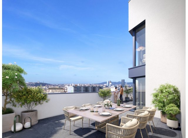 Programme immobilier neuf �co-habitat LUMINANCE � Lyon 8&egrave;me