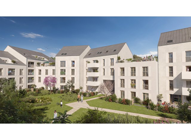 Programme immobilier neuf éco-habitat Résidence Cécile à Caen