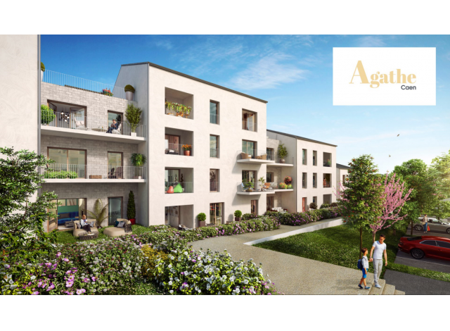 Appartements et maisons neuves éco-habitat Agathe à Caen
