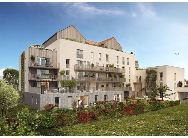 Programme immobilier neuf éco-habitat Le Clos Mazarin à Caen