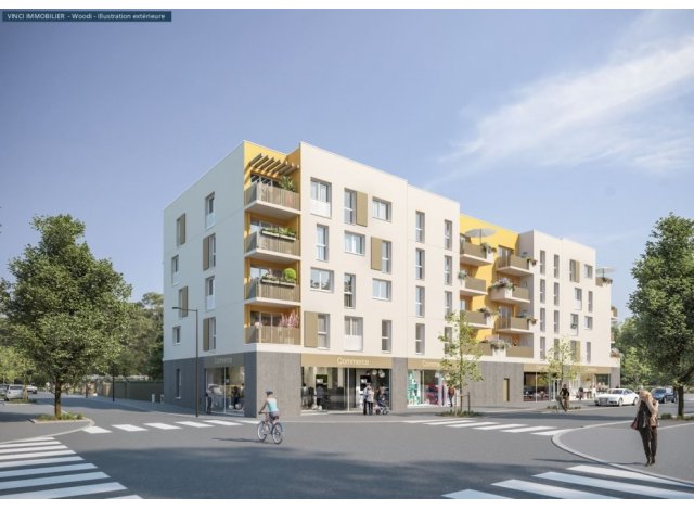 Investissement locatif en Ile-de-France : programme immobilier neuf pour investir Résidence Woodi à Melun