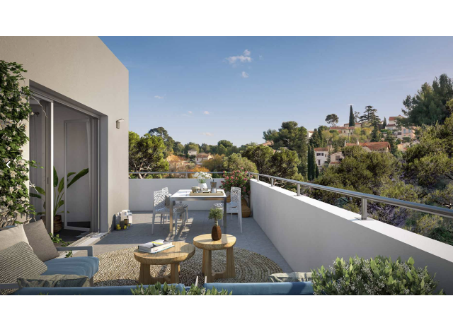 Programme immobilier neuf éco-habitat Eugénie Adelaïde à Marseille 12ème