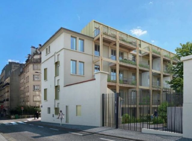 Programme immobilier loi Pinel / Pinel + Résidence de Ménilmontant à Paris 20ème