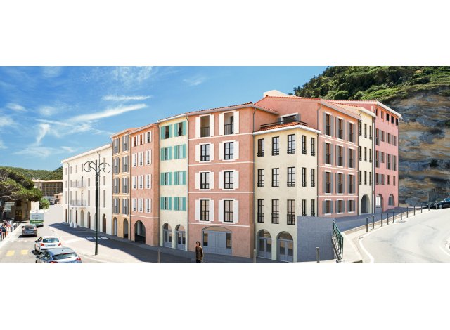 Investissement locatif en Corse : programme immobilier neuf pour investir Les Hauts du Port à Bonifacio