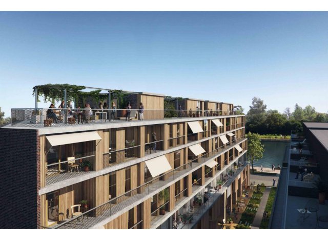 Programme immobilier neuf éco-habitat Quai Ouest à Strasbourg