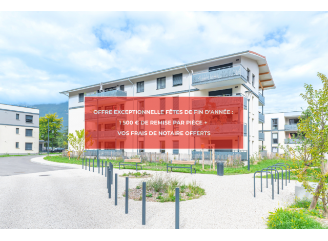 Programme immobilier neuf éco-habitat Domaine de la Frange Verte à Échirolles