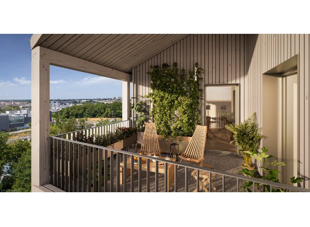 Appartements et maisons neuves éco-habitat Vertuose à Rennes