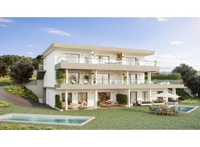 Programme immobilier neuf éco-habitat Résidence les Cannes à Porticcio