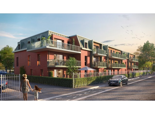 Programme immobilier neuf éco-habitat Lezen Village à Lezennes