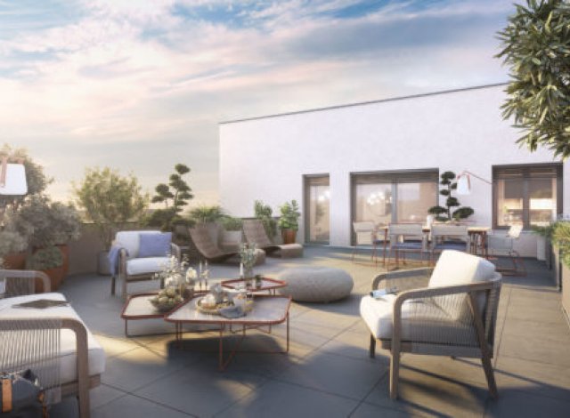Investissement locatif en Rhône-Alpes : programme immobilier neuf pour investir Villa Cornelie à Lyon 7ème