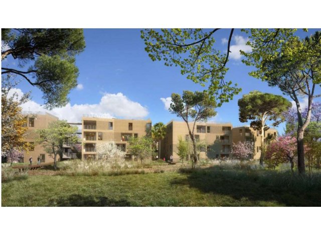 Programme immobilier neuf éco-habitat Le Béal Hyères à Hyères