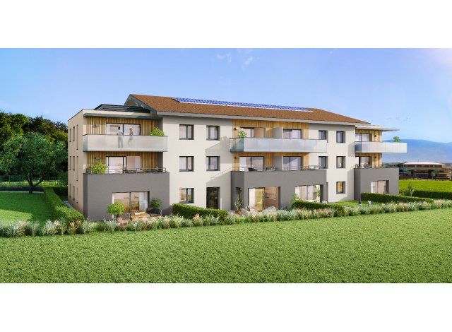 Investissement locatif en Rhne-Alpes : programme immobilier neuf pour investir Solium  Prévessin-Moens