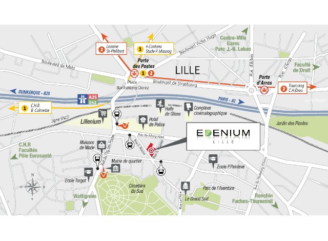 Projet immobilier Lille : Edenium