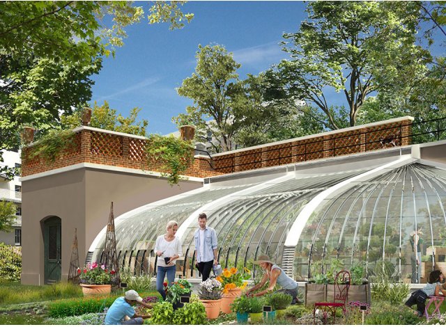 Oasis Parc Tranche 3 - les Jardins d'Hortense programme neuf Lyon 8ème