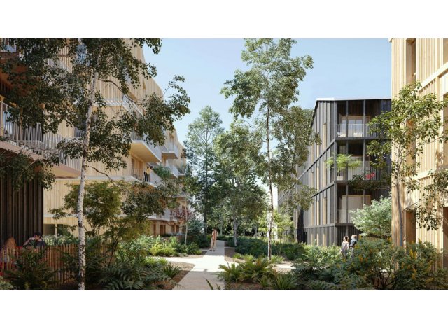 Investissement locatif en Seine et Marne 77 : programme immobilier neuf pour investir Arborea  Champs-sur-Marne