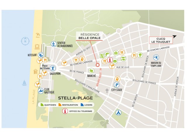 Logement neuf Stella-Plage : Belle Opale