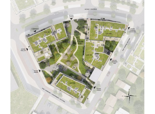 Programme neuf Drancy : Les Terrasses Marceau TR2 b
