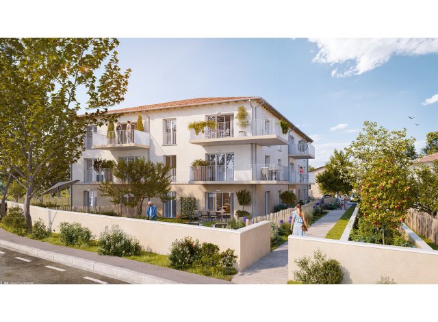 Investissement locatif en Aquitaine : programme immobilier neuf pour investir Le Domaine de Blanca  Blanquefort