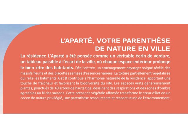 Amiens programme neuf  L'Aparté