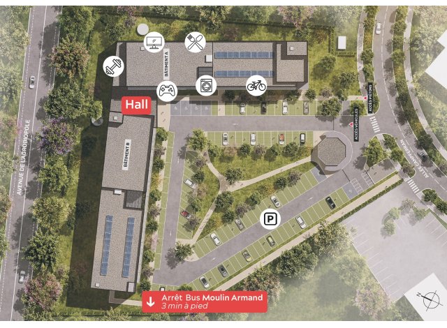 Campus Tolosan programme neuf Auzeville-Tolosane