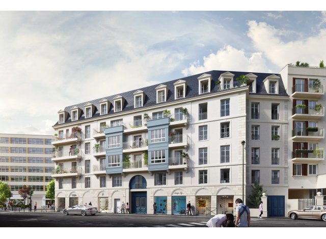 Investissement locatif dans les Hauts de Seine 92 : programme immobilier neuf pour investir Eloquence  Puteaux