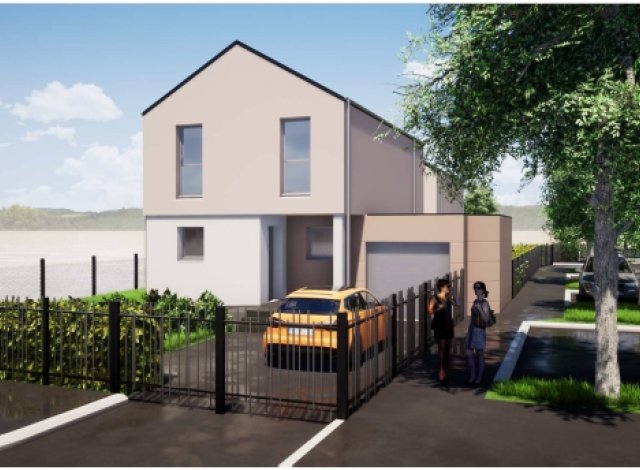 Investissement locatif dans le Loiret 45 : programme immobilier neuf pour investir Les Jardins des Lys "maisons" à Saint-Jean-le-Blanc