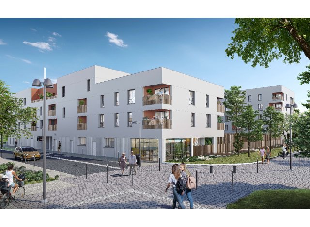 Investissement locatif dans le Loiret 45 : programme immobilier neuf pour investir Les Ateliers Quelle Gustav à Saran