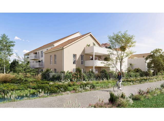 Programme immobilier neuf éco-habitat Domaine Peupliers à Beaune