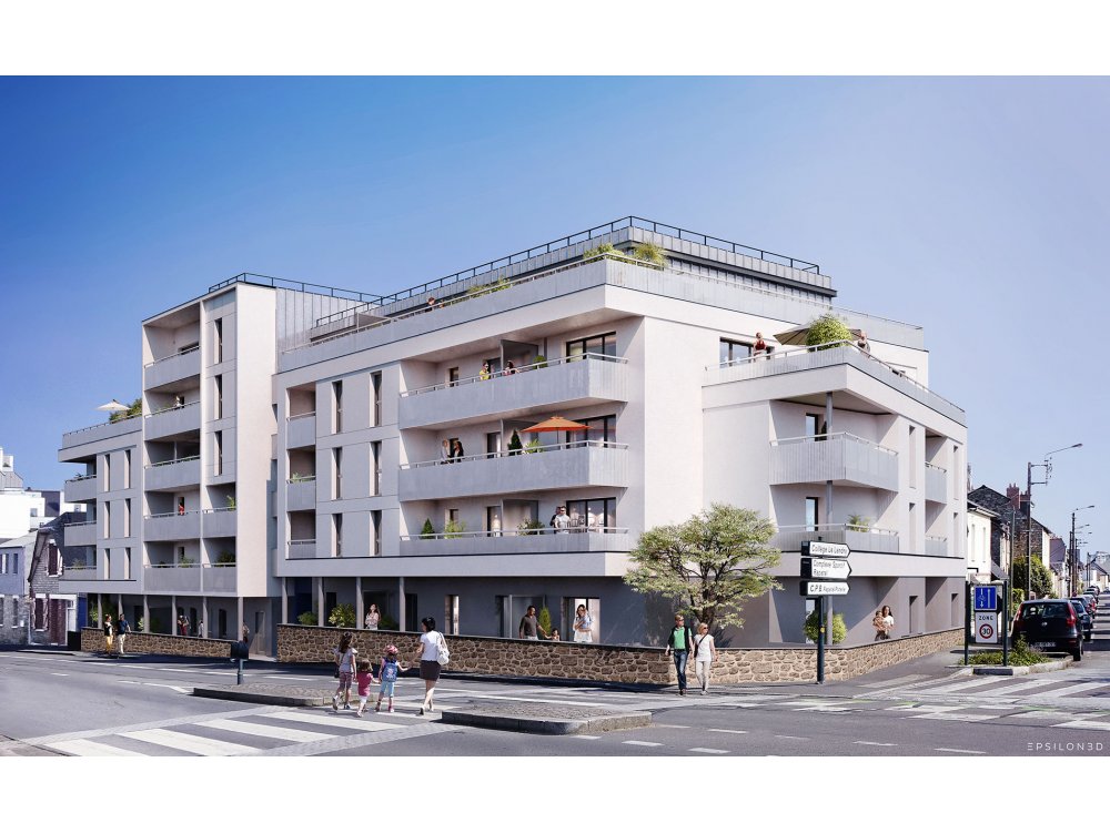 Programme Epicure - Quartier rue de Vern à Rennes (35000) - Immobilier